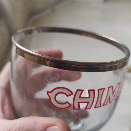 Set of 6 Chimay Original Belgian Trappist Beer glasses 0.33lt new in box