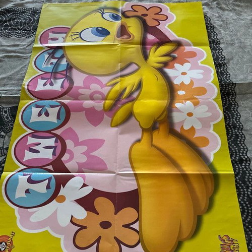 Looney Tunes poster new, double-sided front and back