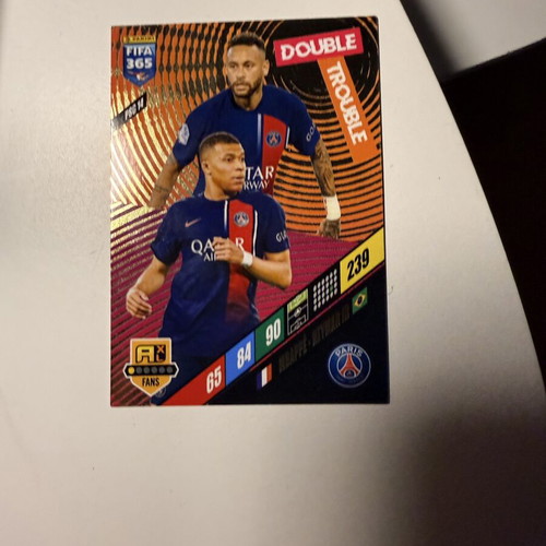 FIFA 365 2024 Double Trouble Mbappe Neymar Jr card like new