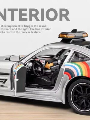 F1 Safety car ασημένιο καινούριο στο κουτί