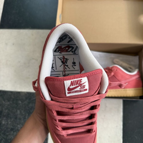 Nike SB Dunk Adobe sneakers, size 42, red