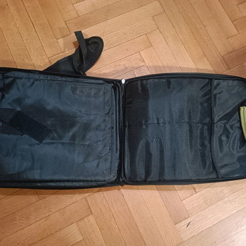 Laptop backpack used, green
