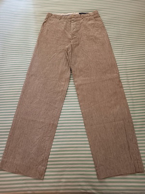 French Connection men's pants like new, striped cotton linen blend