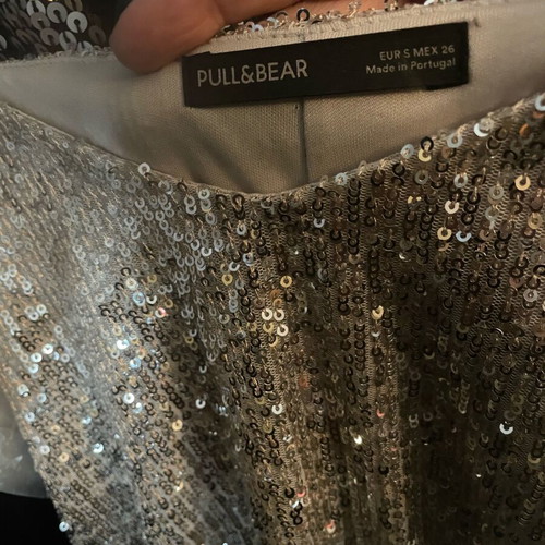 Pull & Bear gold sequin top like new