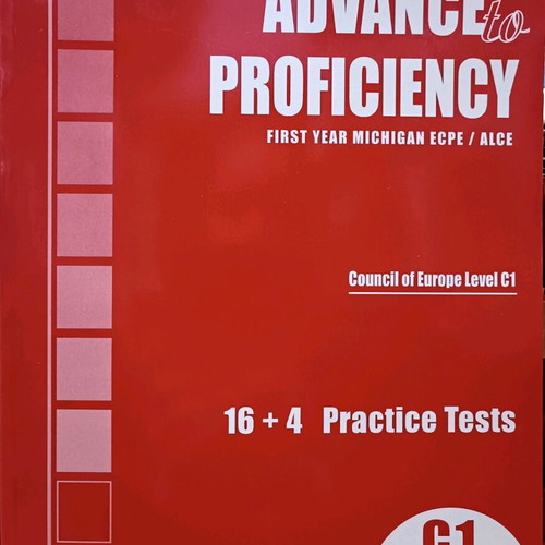 Advance to Proficiency book used