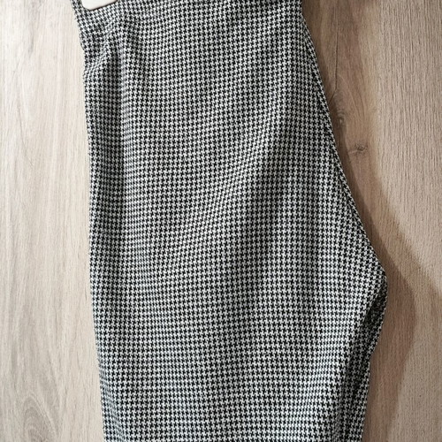 Elegant leggings like new, black and white, size M