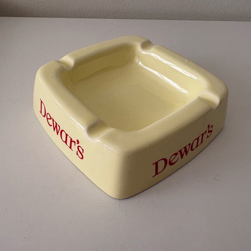 Dewar’s vintage ceramic ashtray like new