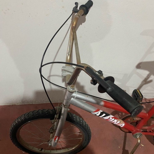 Alpine vintage BMX used with brakes and tires fully functional