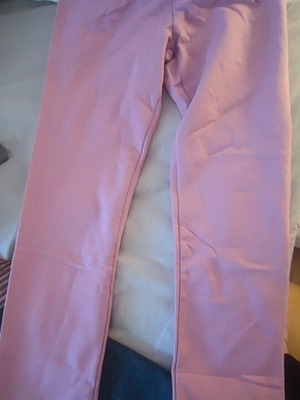 Benetton pink winter leggings for girls size 10 used