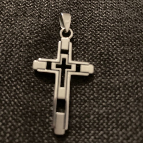 Men's steel crosses 3 pcs new