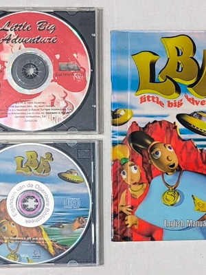 Little Big Adventure 1 & 2 PC games used pack
