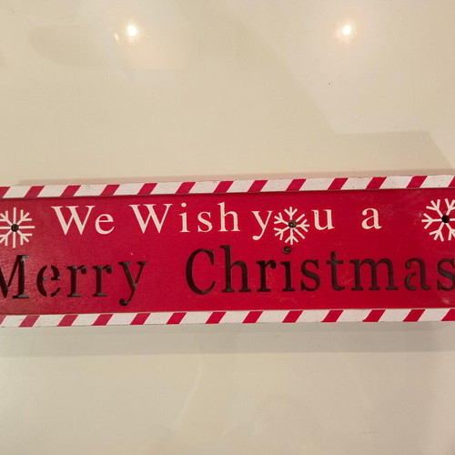 Christmas wooden decoration used, 40cm long