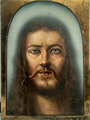 Nalbantis Dim. Megali Tetarti 1996 oil on cardboard like new