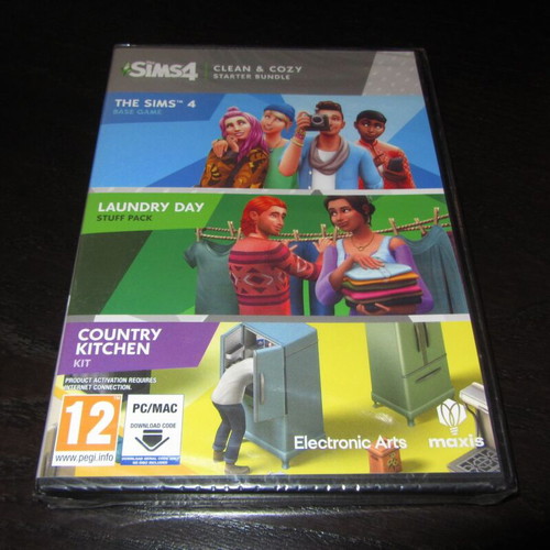 The Sims 4 Clean and Cozy PC code σε κουτί καινούργιο σφραγισμένο