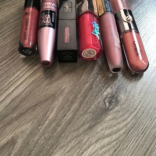 Lipsticks set used with YSL, Fenty, Kiko, Maybelline, Wet’n’wild, L’Oréal