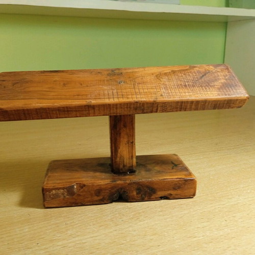 Handmade olive wood watch stand new