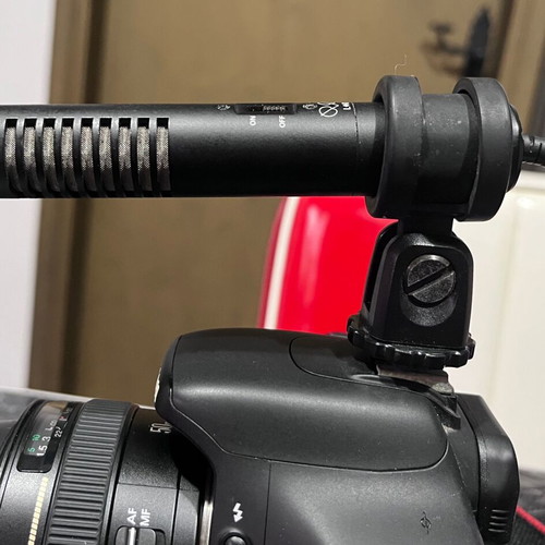 Panasonic AG-MC 16P camera microphone used, minor wear