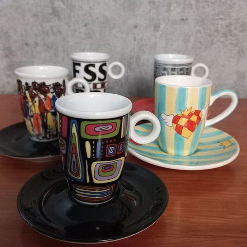 Collection cups used, set of 5 pieces