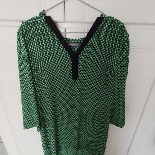 Sandro Ferrone green dress like new, medium/large