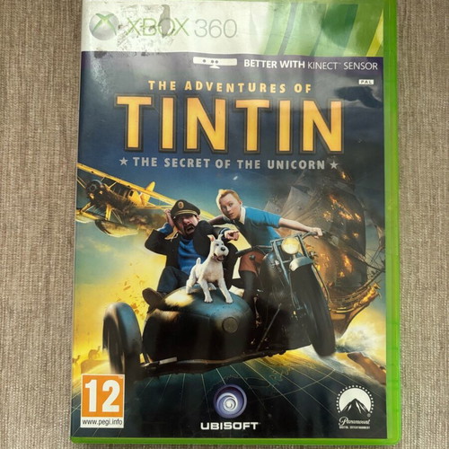 Adventures of TinTin Secret of Unicorn Xbox 360 used PAL