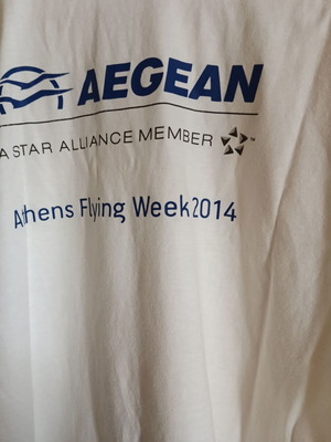 Ανδρικό t-shirt αναμνηστικό καινούργιο, μέγεθος large, Aegean 2014