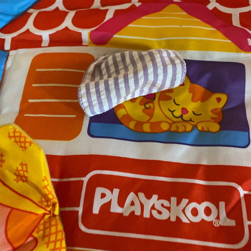 Playskool baby activity mat used, colorful