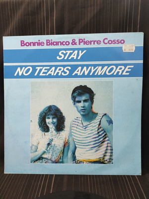 Bonnie Bianco & Pierre Cosco Stay No tears anymore Maxi single σε πολύ καλή κατάσταση