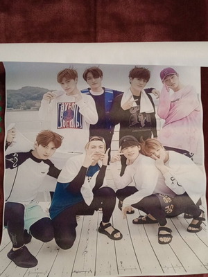 Καμβάς ATEEZ καινούργιος με εκτύπωση