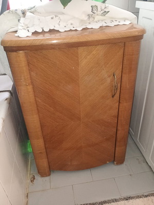 Jupiter sewing machine used, with storage cabinet