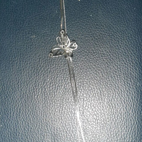 Butterfly long necklace like new