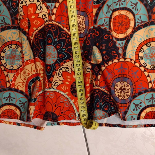 SHEIN Boho Maxi Dress with Ethnic Mandala Pattern and Tassels XL