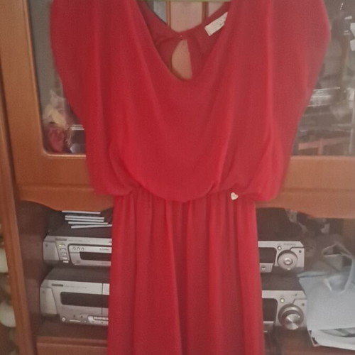 Midi silk dress Lynne like new, red, size 38