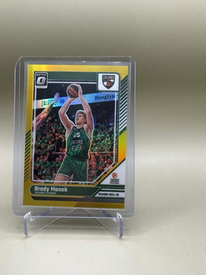 Brady Manek Donruss Optic EuroLeague 2024-25 Gold Card like new