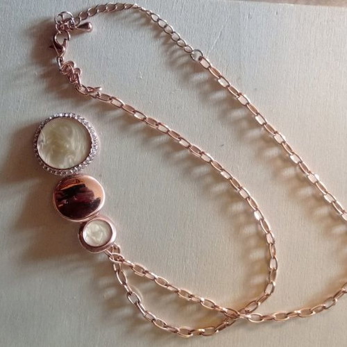 Pink necklace for neck new