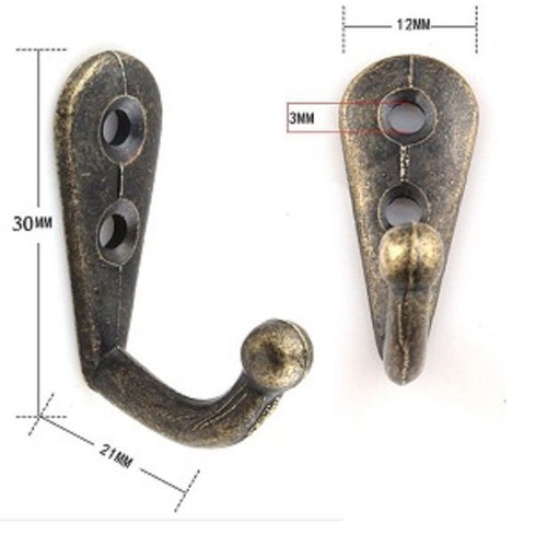 Metal Antique Hook Set of 4 Pieces