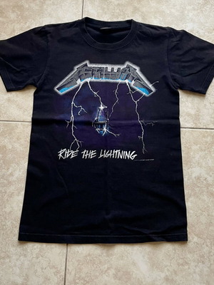 Metallica Ride the Lightning T-shirt σαν καινούργιο, μαύρο, μέγεθος S