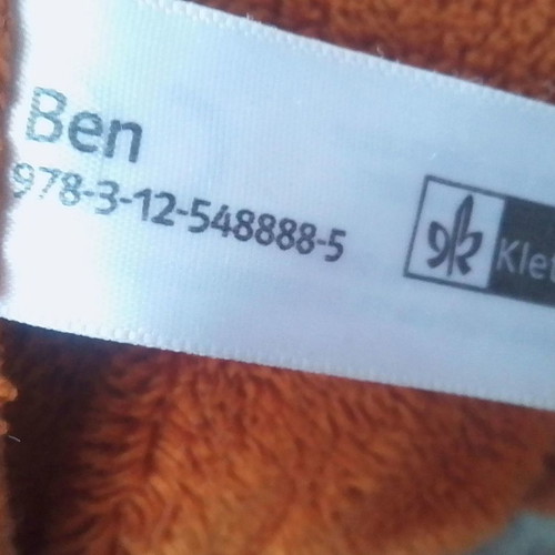 Plush puppet bat toy used Ben the bat