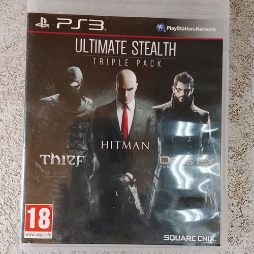 Ultimate Stealth Triple Pack PS3 like new, with booklet