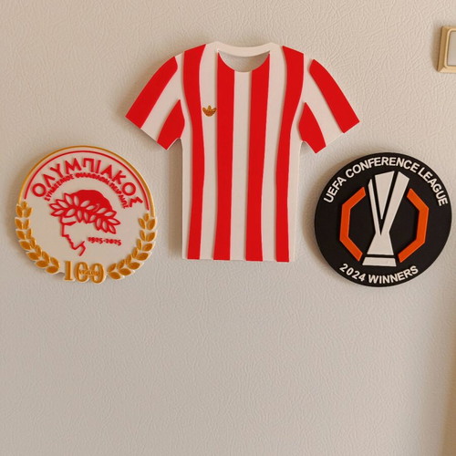 Olympiacos 100 Years Anniversary Shirt with Magnet new