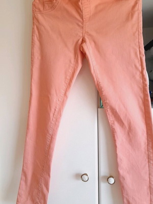 Women's trousers like new, size M, fabric like jeans, pink