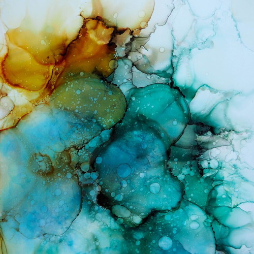 Abstract painting Soap Dream new, handmade
