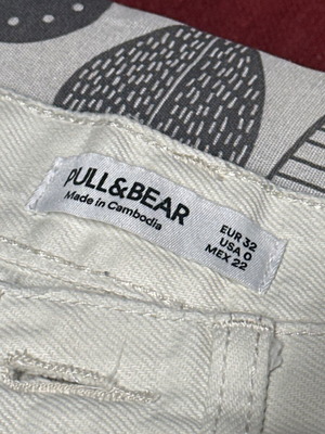 Pull&Bear jeans like new, white, size 32