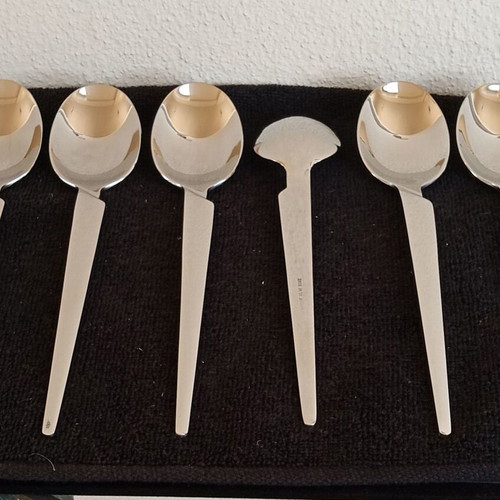Set of 6 Aslanis Home 18/10 inox eating spoons new