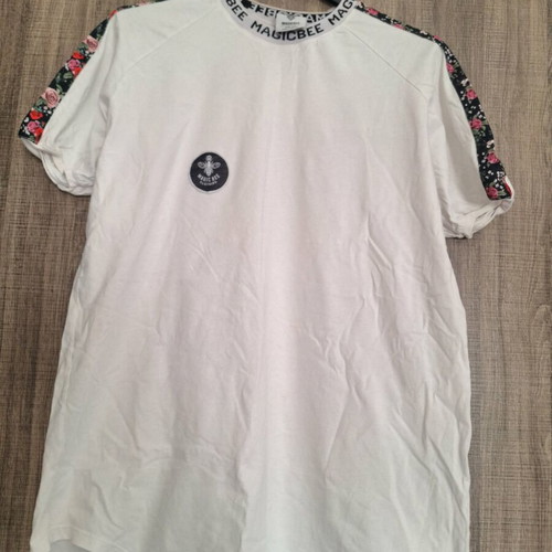 Magic Bee men's T-shirt, white, XXL