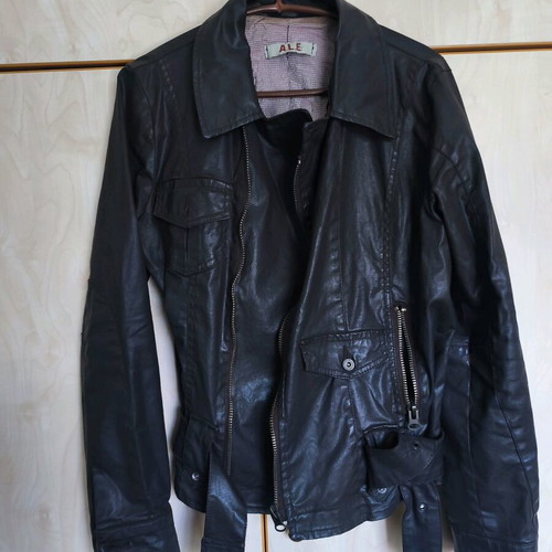 ALE Leather Effect Jacket Medium brown like new