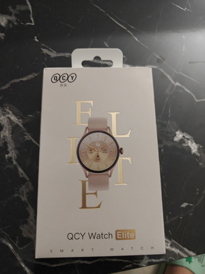 QCY Watch Elite used, gold color