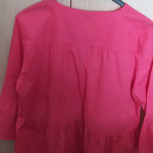 Esmara midi dress wide fit in fuchsia color like new, size large 42-44
