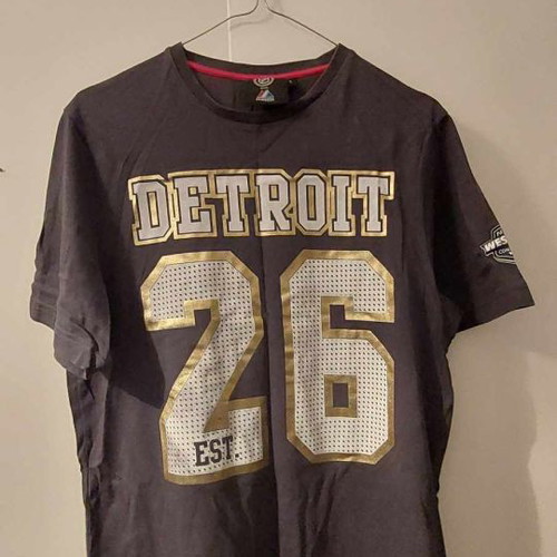 NHL Detroit t-shirt used, size Small, gray