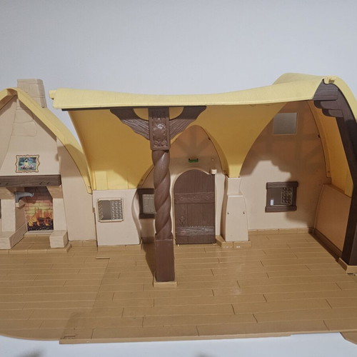 Vintage Snow White & The Seven Dwarfs Playset used, Disney 90s