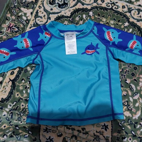 Zoocchini long-sleeve swim shirt 50+ UV for 12 months like new